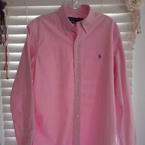 Polo Ralph Lauren Men’s Classic Fit Pink Oxford Shirt M – Long Sleeve
